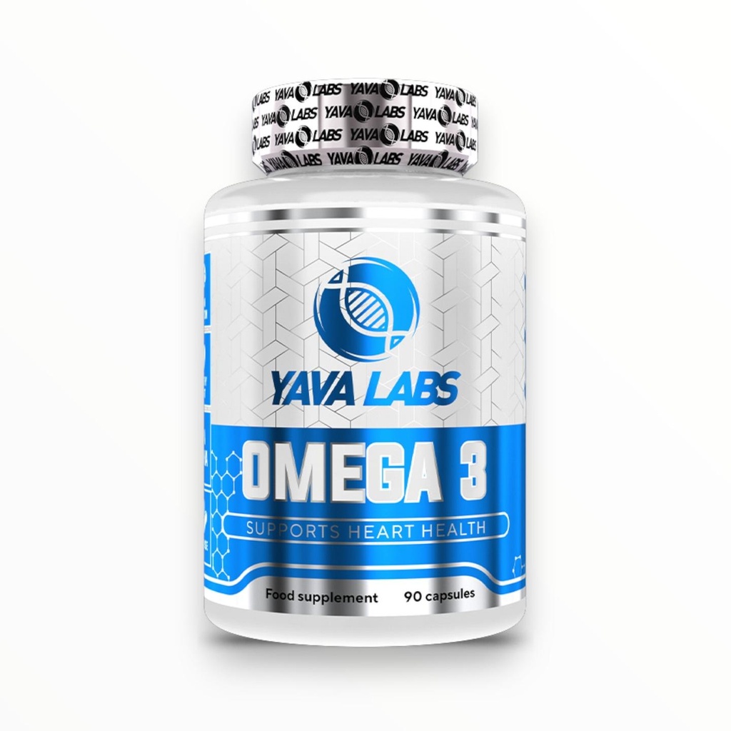 Yava Labs Omega 3 90 Capsules – Premium Fish Oil for Heart, Brain & Joint Health