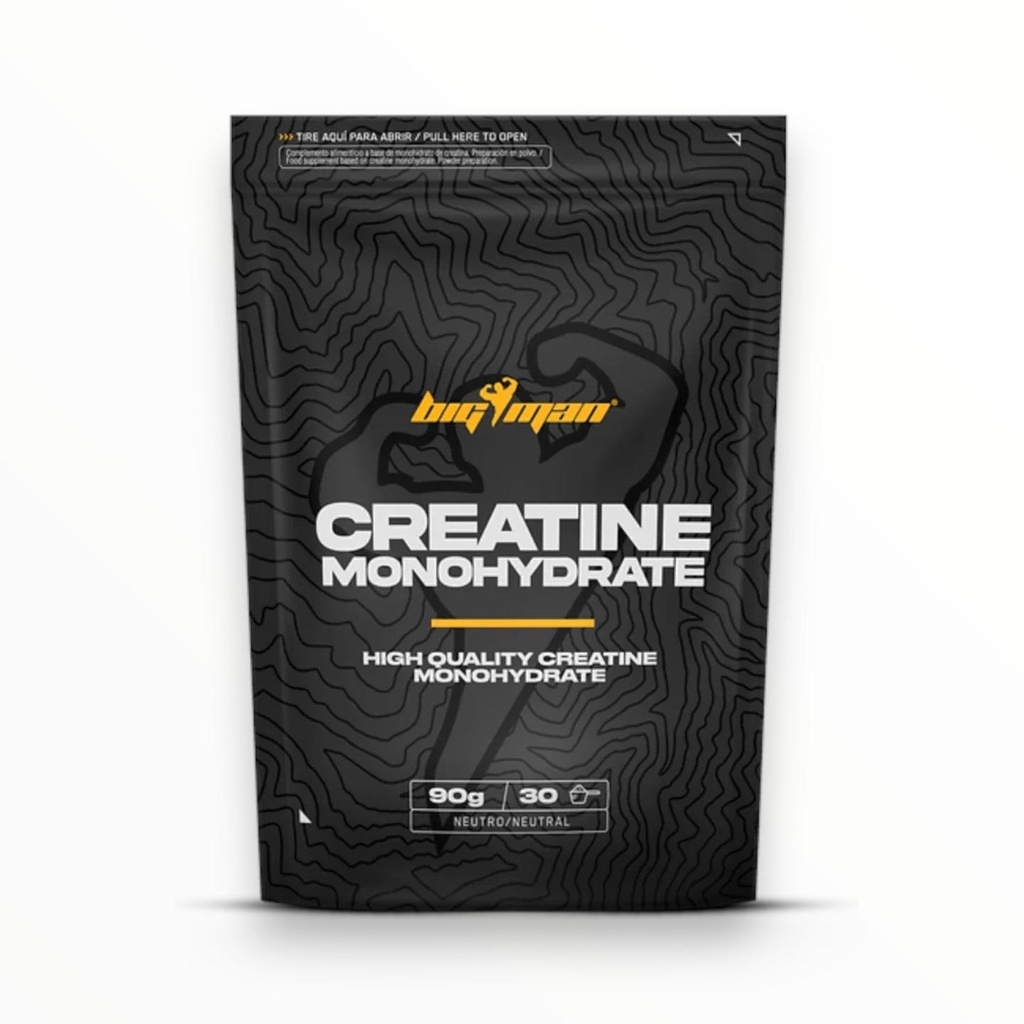 [CRE0050] Big ManCreatine Monohydrate Powder 90g – High Quality Creatine for Strength, Power & Muscle Growth (30 Servings)