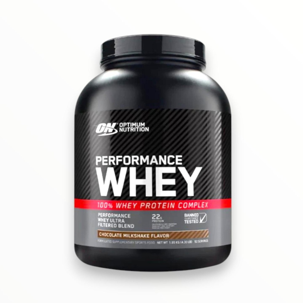 [OPT0052] Optimum Nutrition Performance Whey – 100% Whey Protein Complex, Chocolate Milkshake, 1.95kg (CHOLATEL MILK CHAKE)