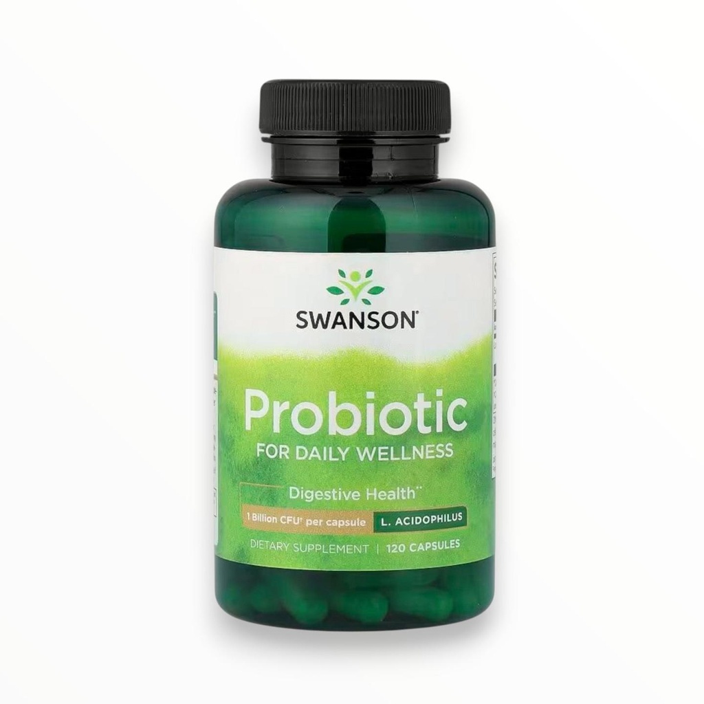 [SWA0073] Swanson Probiotic for Daily Wellness – L. Acidophilus, 1 Billion CFU, 120 Capsules