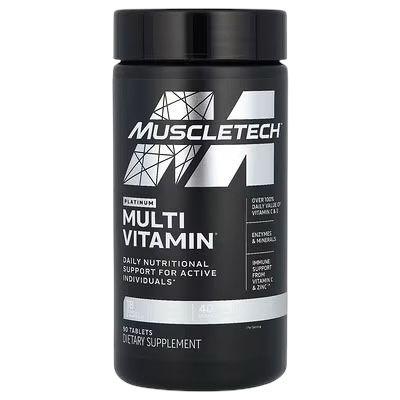[MUS0080] Muscletech Platinum Multivitamin – Daily Nutritional Support for Active Individuals, 90 Tablets