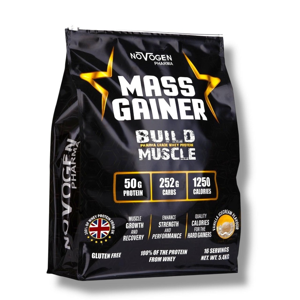 [NOV0582] Novogen Pharma Mass Gainer (Vanilla)