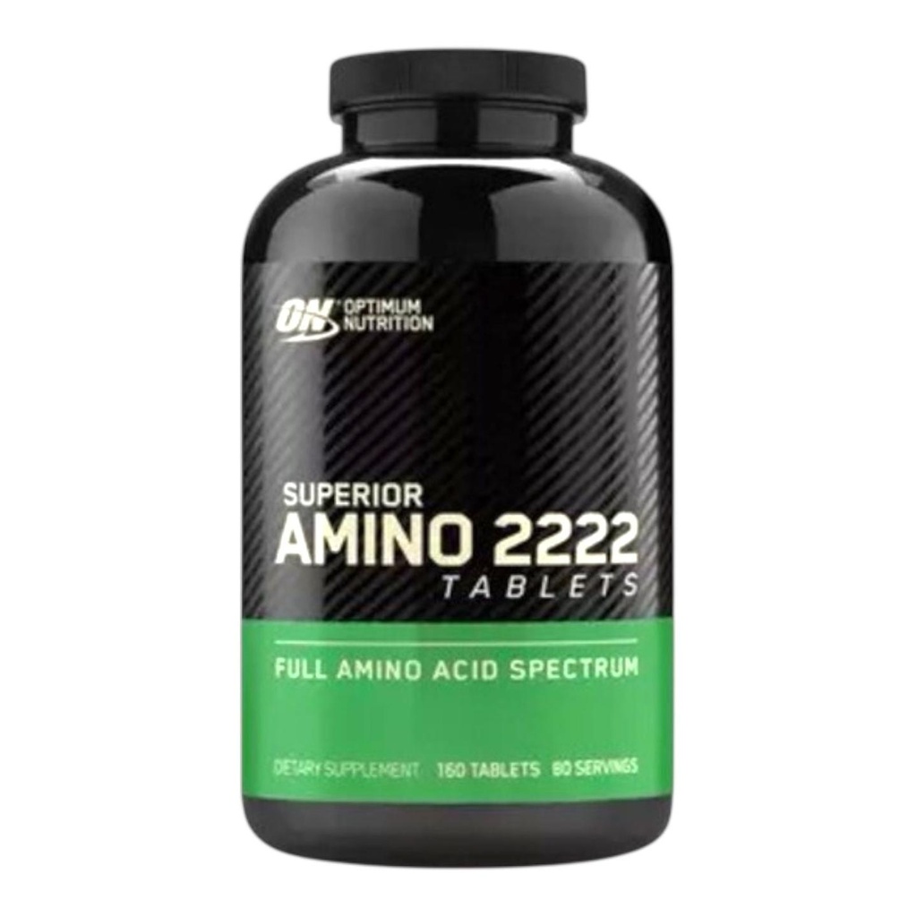 [OPT0093] Optimum Nutrition Amino 2222 – 160 Tablets | Essential Amino Acids for Muscle Recovery & Growth|