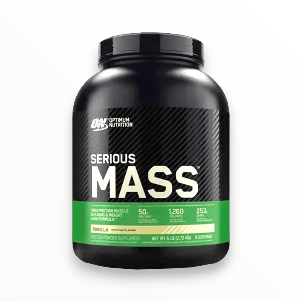 Optimum Nutrition Serious Mass 2.72kg (8 Servings) | High-Calorie Mass Gainer for Size & Strength