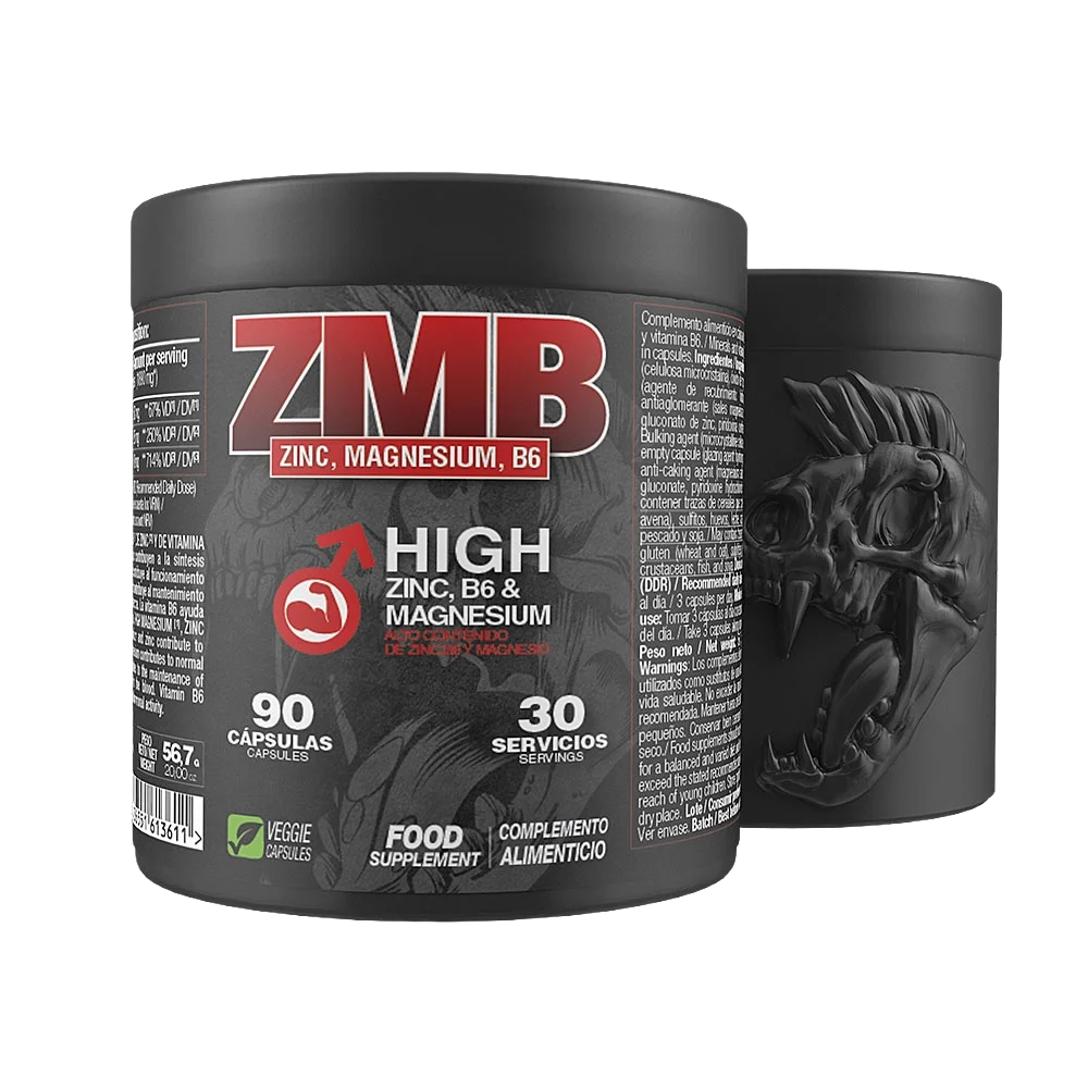 Zoomad Labs ZMB – 90 Tablets | Zinc, Magnesium & Vitamin B6 for Recovery & Strength|
