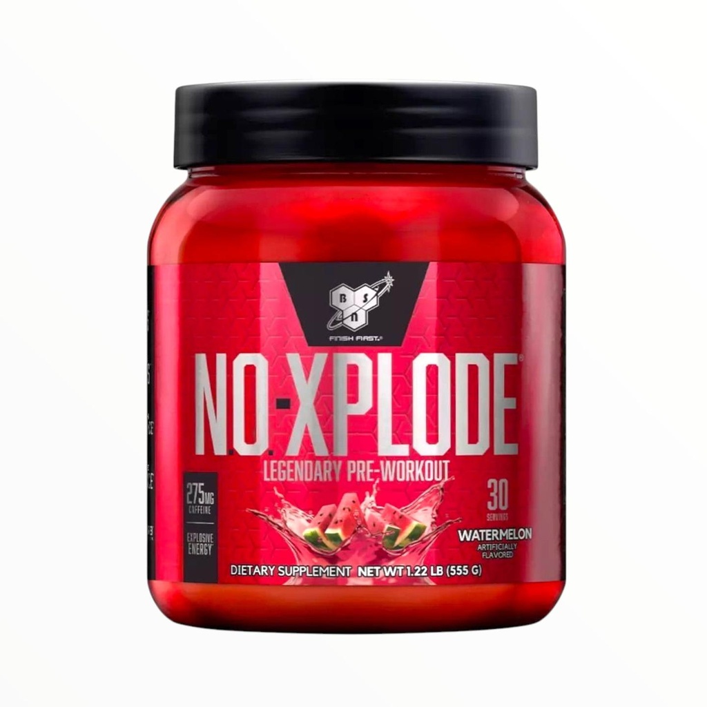 [BSN0123] BSN NO-XPLODE Pre-Workout 555g (30 Servings) | Explosive Energy, Focus & Muscle Pump|In Power Fit Supplements Egypt (Strawberry watermelon)