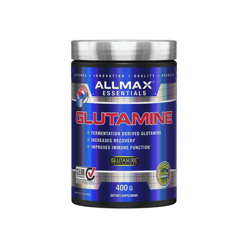 ALLMAX Glutamine 400g (80 Servings) | Pure L-Glutamine for Recovery, Muscle Repair & Immunity|