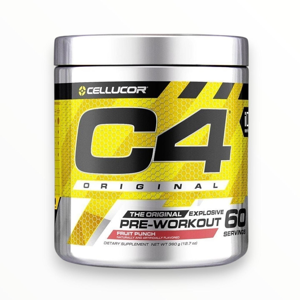 [C4-0628] C4 Original Pre-Workout 60 Servings | Explosive Energy, Focus & Pump Booster (fruit bunch)