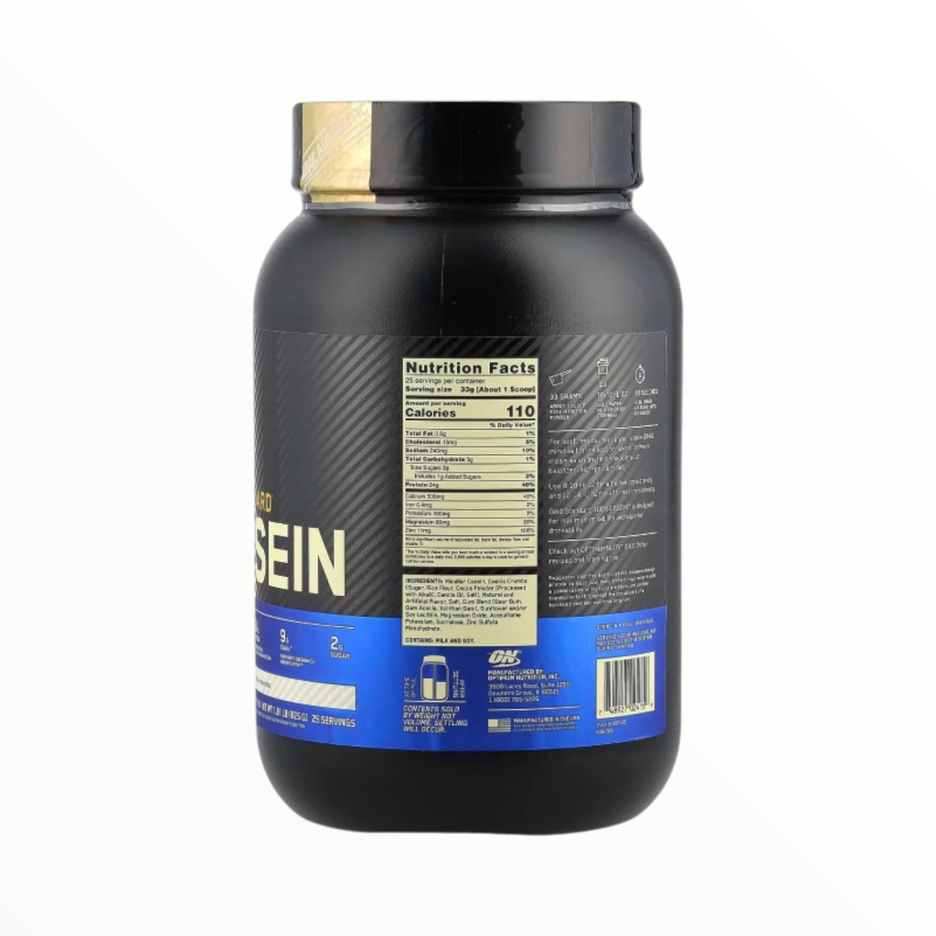 Optimum Nutrition Gold Standard Casein 850g (25 Servings) | Slow-Digesting Protein