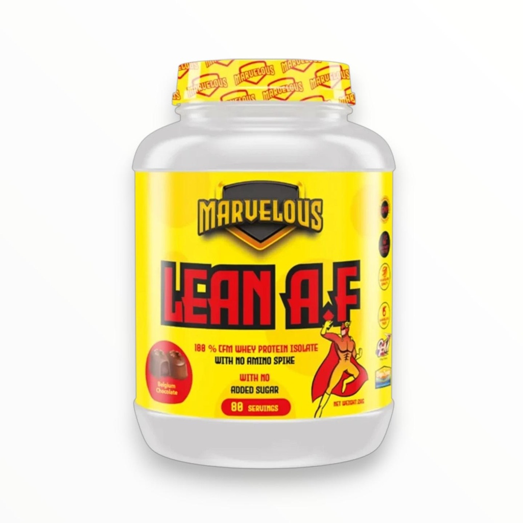 [MAR1031] Marvelous Isolate Lean A.F 2kg (80 Servings) | Ultra-Lean Whey Isolate for Muscle Growth & Fat Loss|In Power Fit Supplements Egypt (cookies)