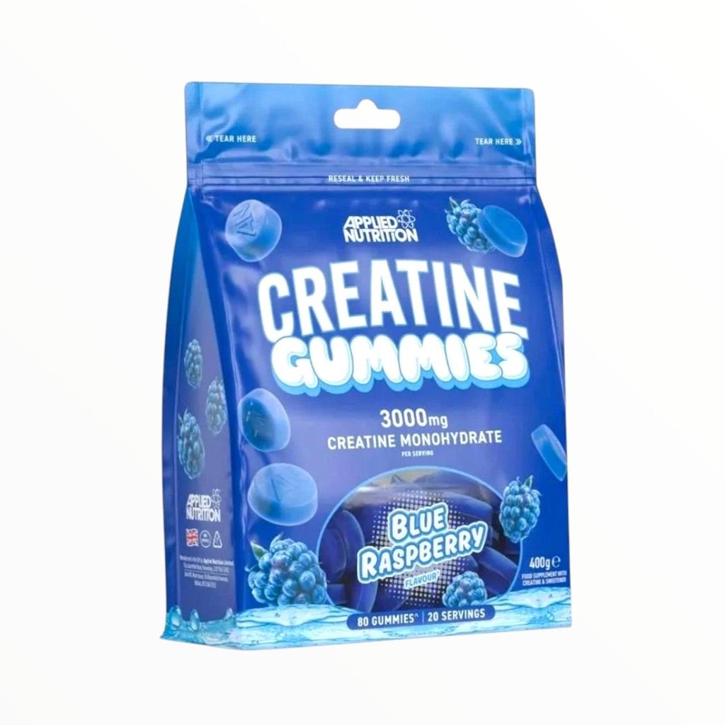 Applied Nutrition Creatine Gummies 3000mg – 80 Gummies (20 Servings) | Strength, Power & Muscle Performance|In Power Fit Supplements Egypt