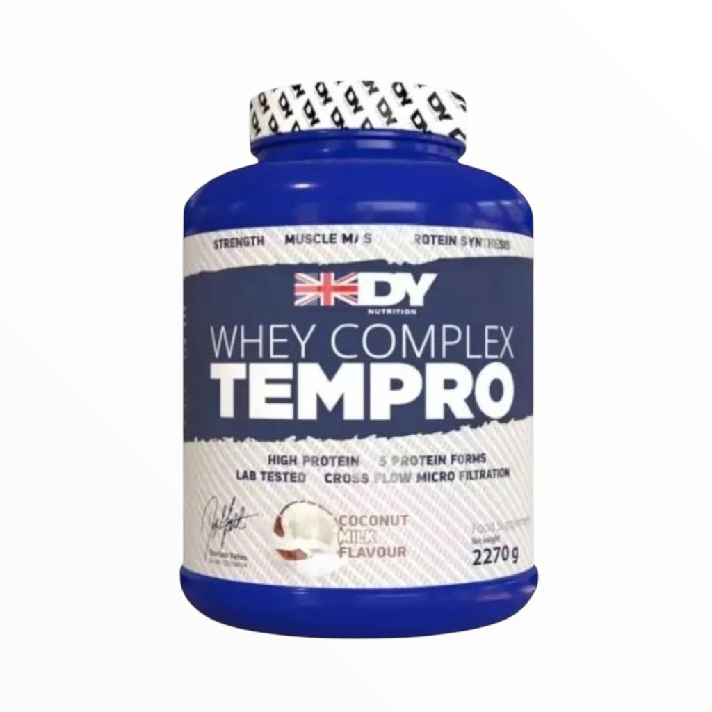 DY Nutrition Whey Complex Tempro 2.27kg (75 Servings) | Advanced Multi-Stage Protein for Muscle Growth & Recovery