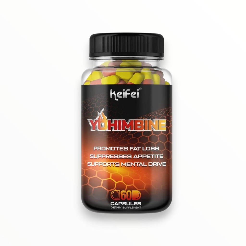[NEW0039] Keifei Yohimbine Fat Burner – Appetite Control & Energy Support (60 Capsules) | Egypt
