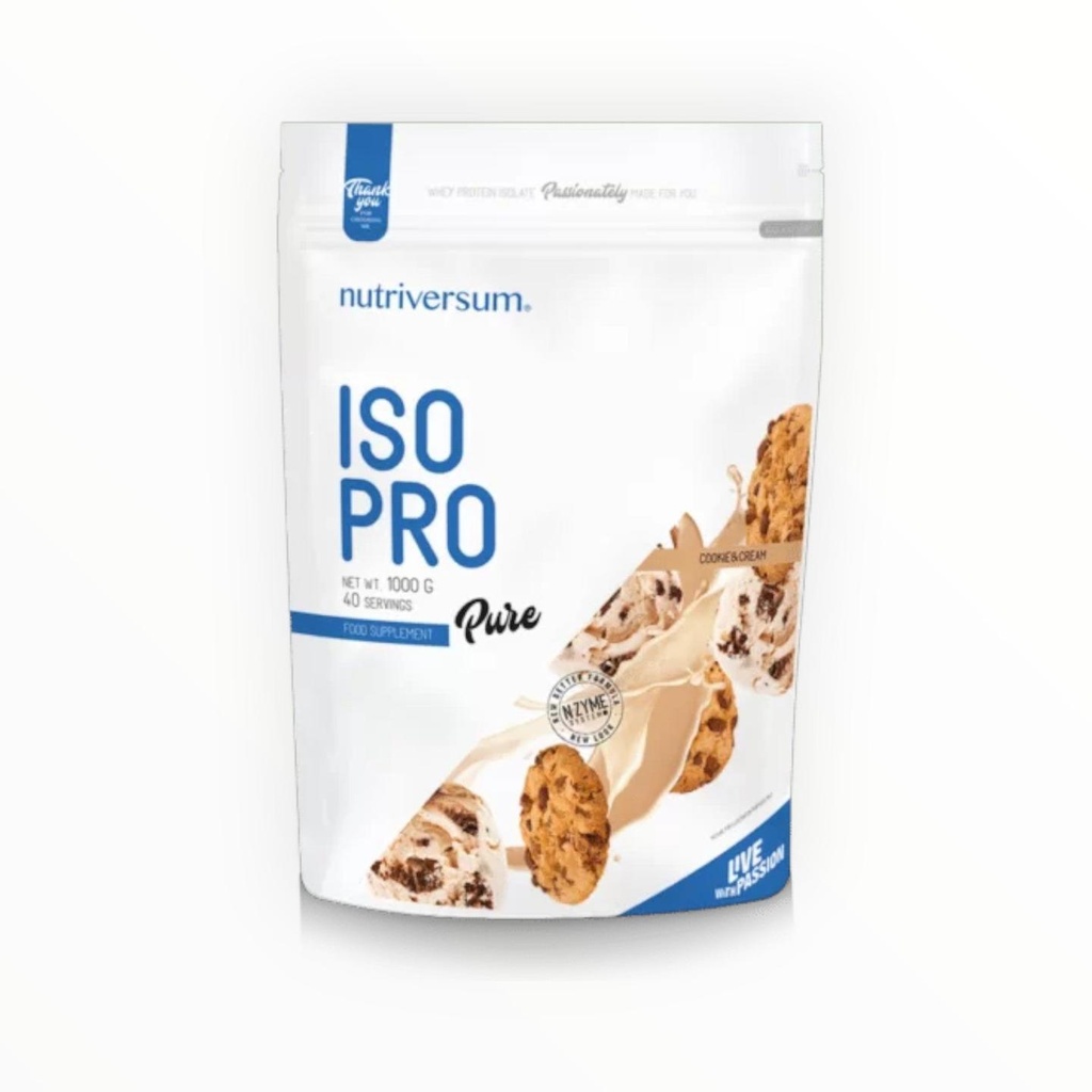 Nutriversum ISO Pro 1kg (40 Servings) | Premium Whey Protein Isolate for Lean Muscle & Recovery