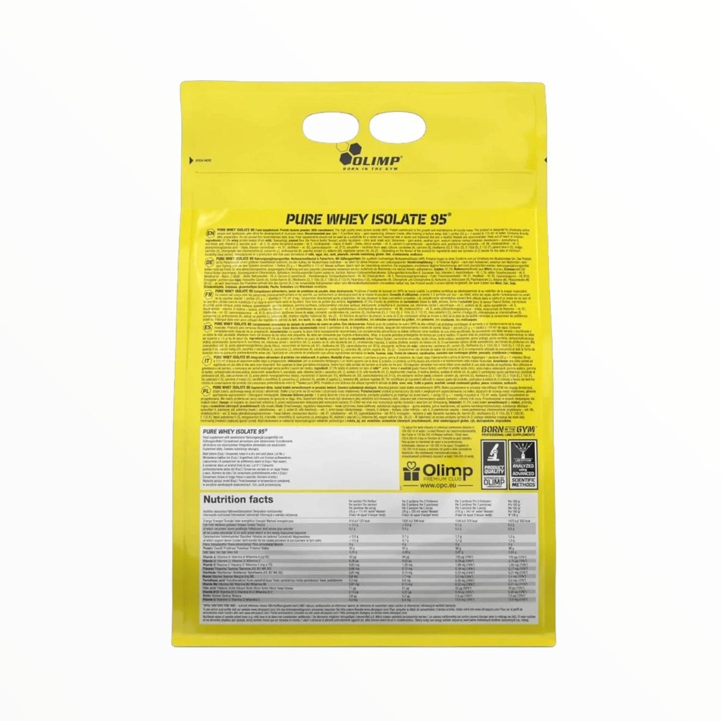 Olimp Pure Whey Isolate 95 – 1.8kg (51 Servings) | Premium Isolate Protein for Lean Muscle & Recovery