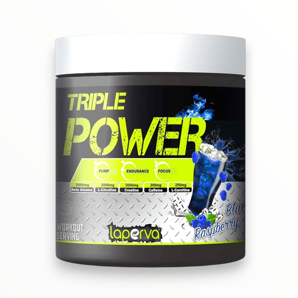 Triple Power 390g (30 Servings) | Advanced Pre-Workout for Energy, Focus & Pump