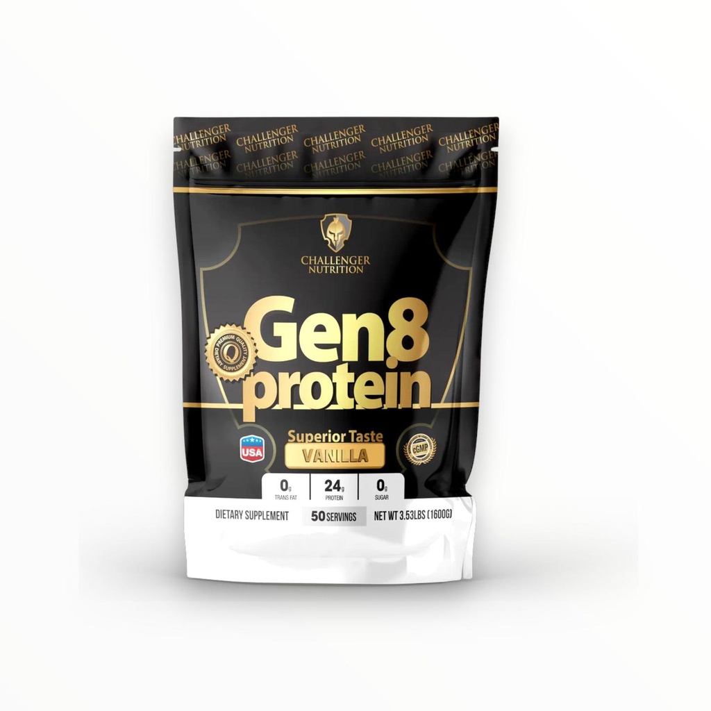 Challenger Nutrition Gen8 Protein 1.6kg (50 Servings) | Advanced Muscle Gainer & Recovery Formula