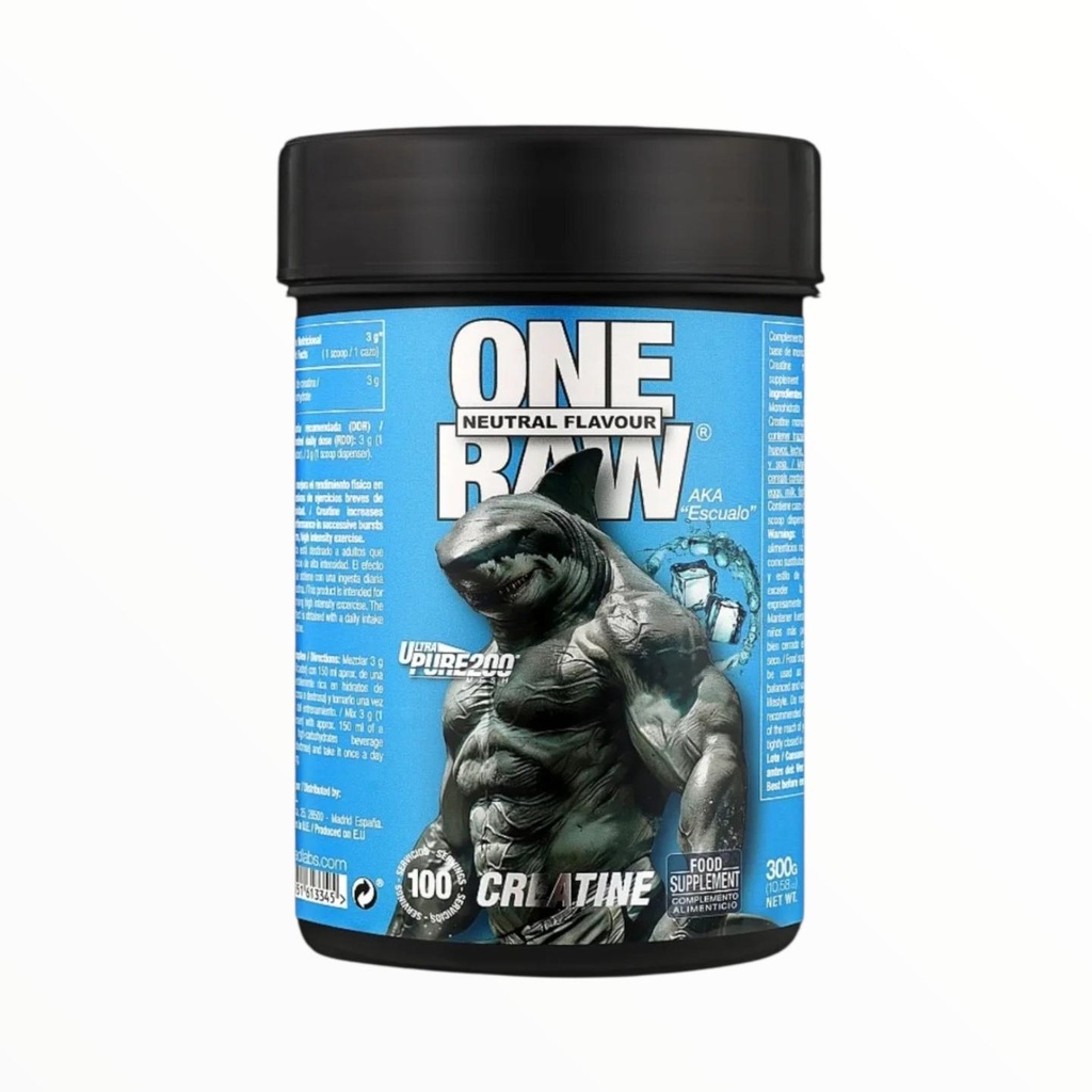 [ZOO0987] Zoomad Labs One Raw Creatine 300g (100 Servings) | Pure Micronized Creatine Monohydrate