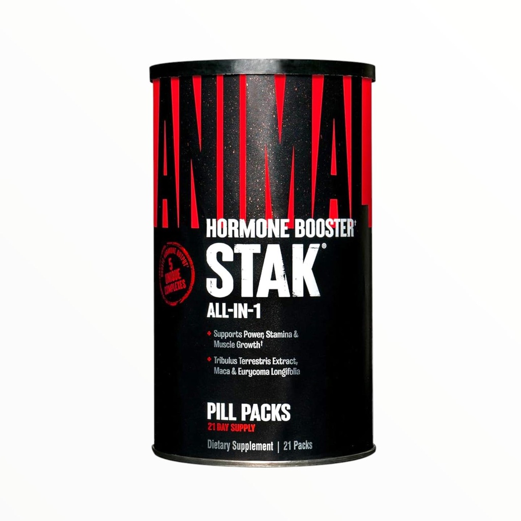 Animal Stak All-in-One – 21 Packs | Natural Testosterone, Strength & Performance Support