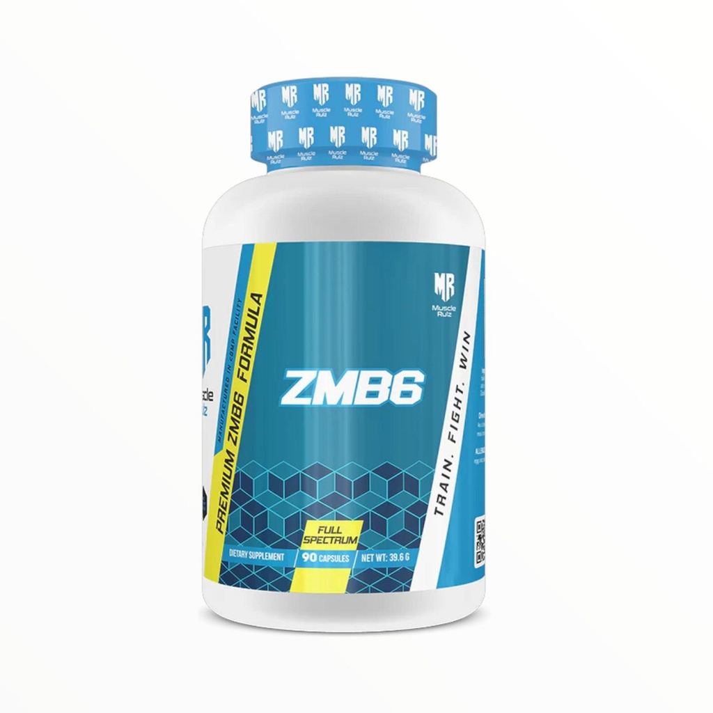 MR Muscle Rulz ZMB6 – 90 Tablets | Zinc, Magnesium & B6 for Recovery & Testosterone Support
