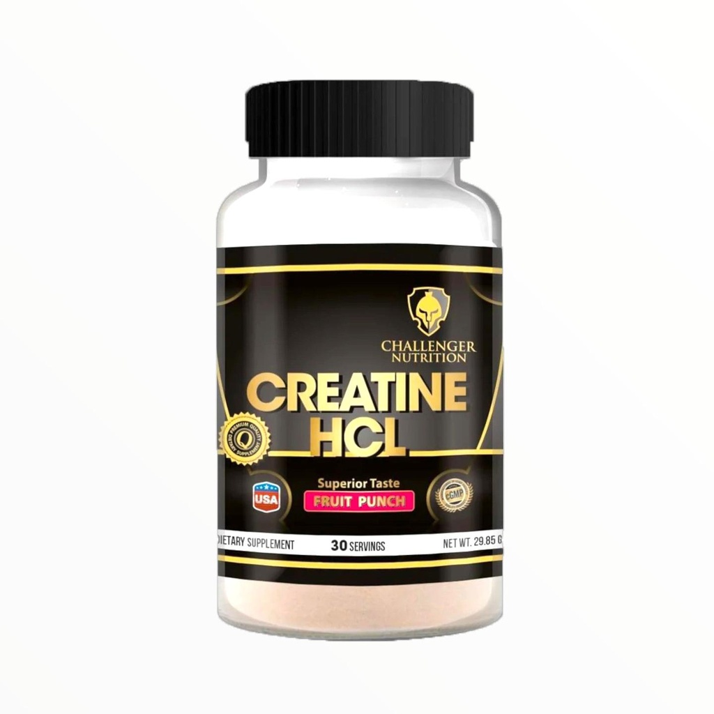 Challenger Creatine HCL 30g (30 Servings) | Strength, Power & Fast Absorption