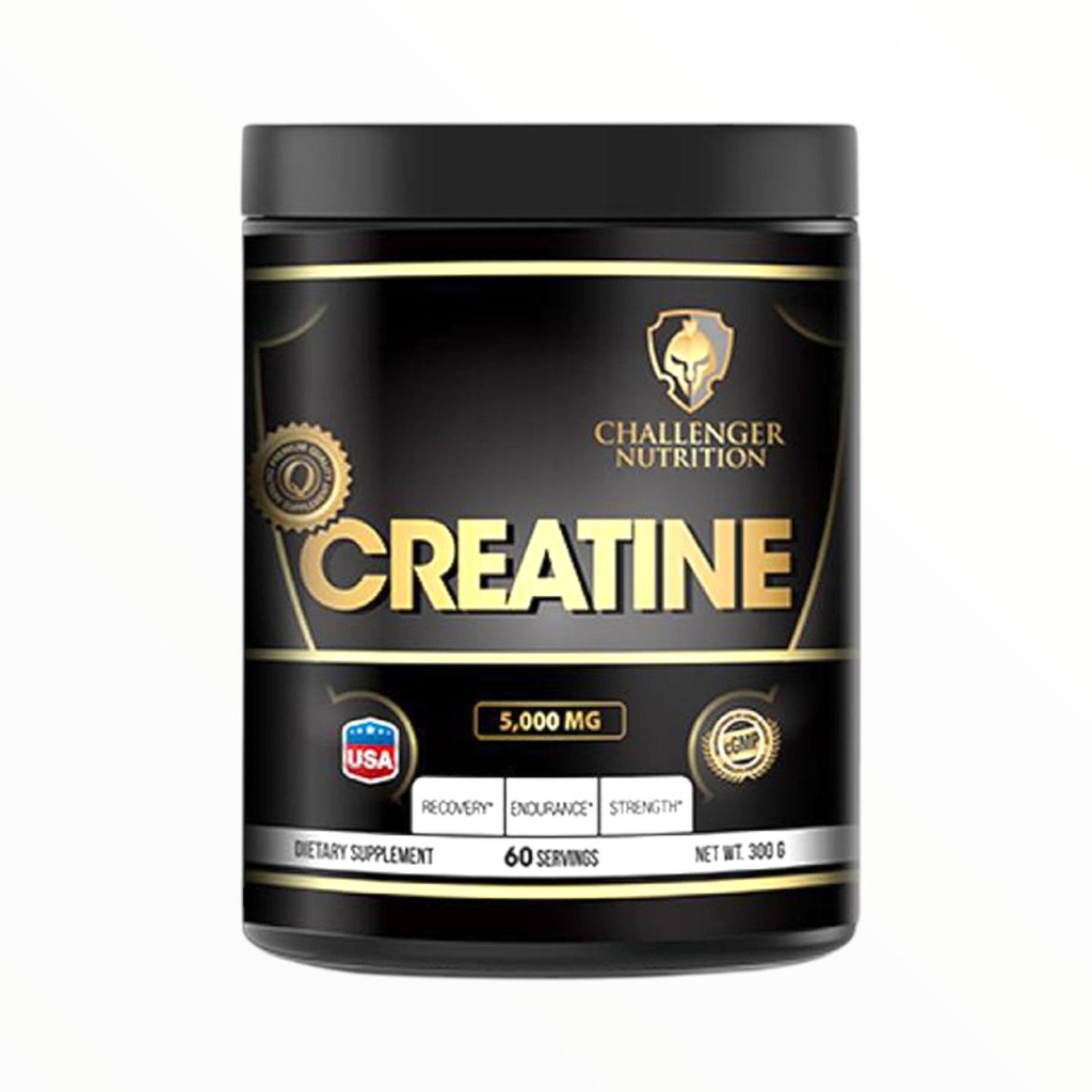 Challenger Creatine 300g (60 Servings) | Pure Micronized Creatine for Strength & Performance| In Power Fit Supplements Egypt