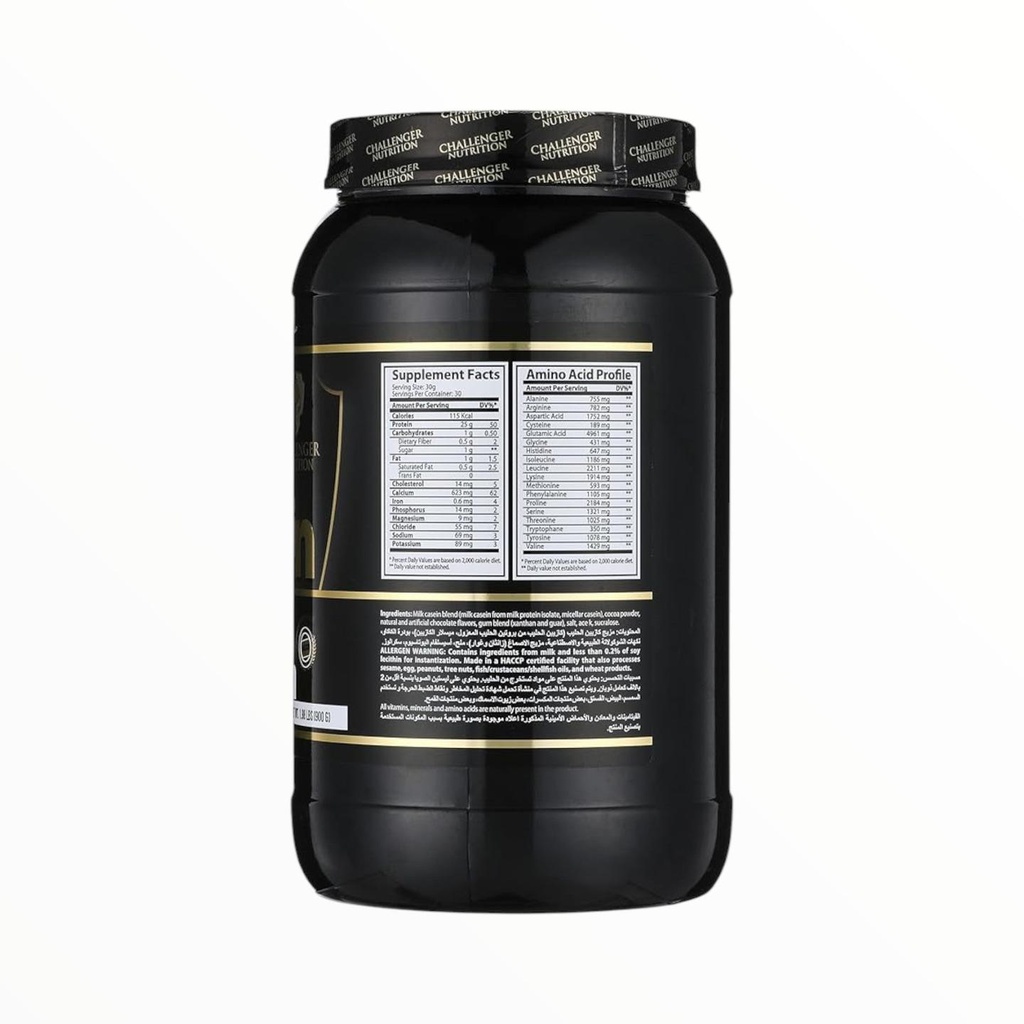 Challenger Casein 900g (30 Servings) | Slow-Digesting Protein for Overnight Recovery| In Power Fit Supplements Egypt