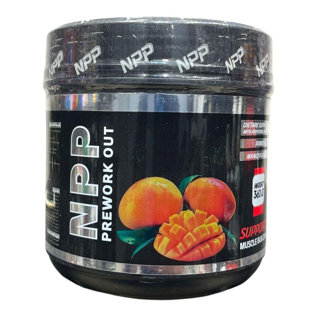 NPP Pre-Workout – 30 Servings | Energy, Focus & Performance Boost| In Power Fit Supplements Egypt