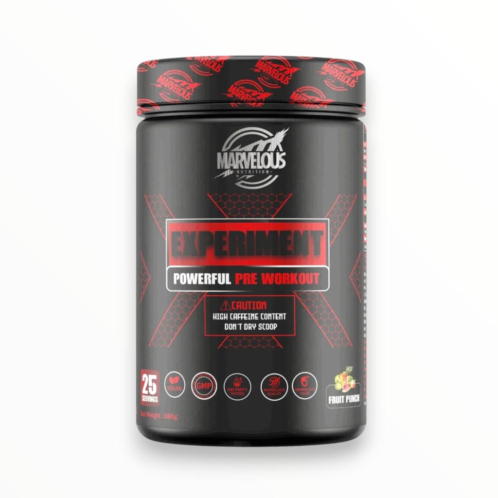 [THE1035] The Marvelous Experiment is a popular pre-workout supplement designed to enhance workout performance. (fruit bunch)