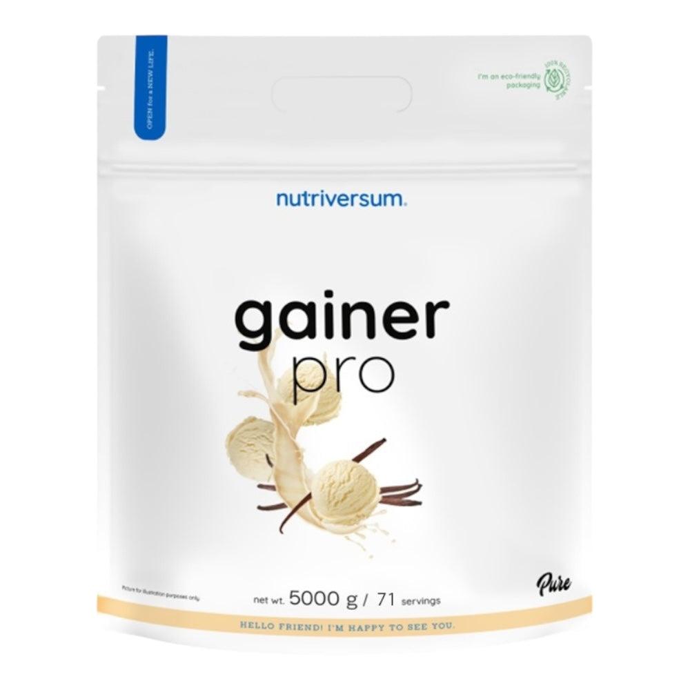 [NUT0798] NutriVersum Gainer Pro – High-Calorie Mass Gainer for Muscle Growth, Strawberry, 5kg (71 Servings) (Vanilla)