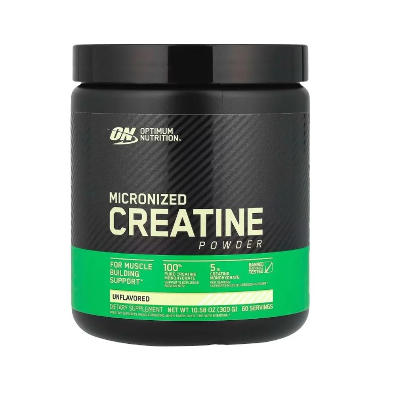 Optimum Nutrition Creatine 300g (60 Servings) | Strength, Power & Muscle Recovery Support
