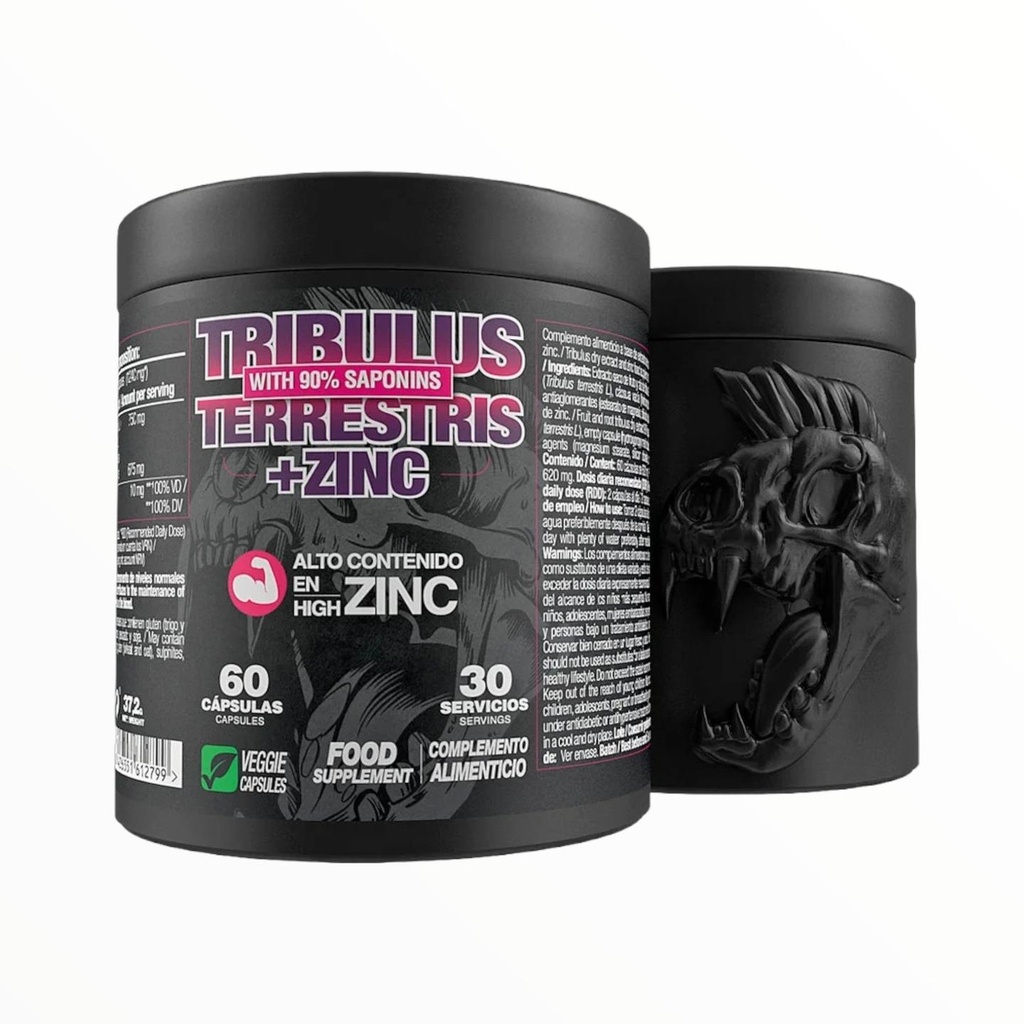 Zoomad Labs Tribulus Terrestris + Zinc – 60 Tablets | Testosterone & Vitality Support in Egypt