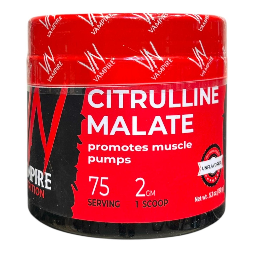 [VAM0382] Vampire Citrulline Malate 150g (75 Servings) – Pre-Workout Pump Booster in Egypt