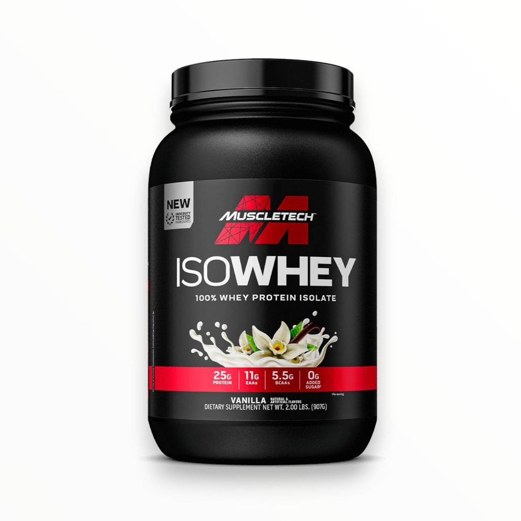 [MUS0565] Muscletech ISO Whey Protein Isolate – Chocolate | 907g (2 lbs) | 100% Pure Isolate (Vanilla)