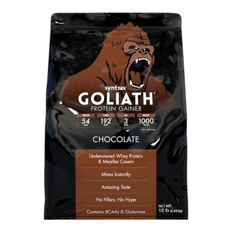 [GOL0831] Syntrax Goliath Protein Gainer – High-Calorie Mass Gainer, Strawberry Flavor, 12lb (5.44kg) (CHOLATEL MILK CHAKE)