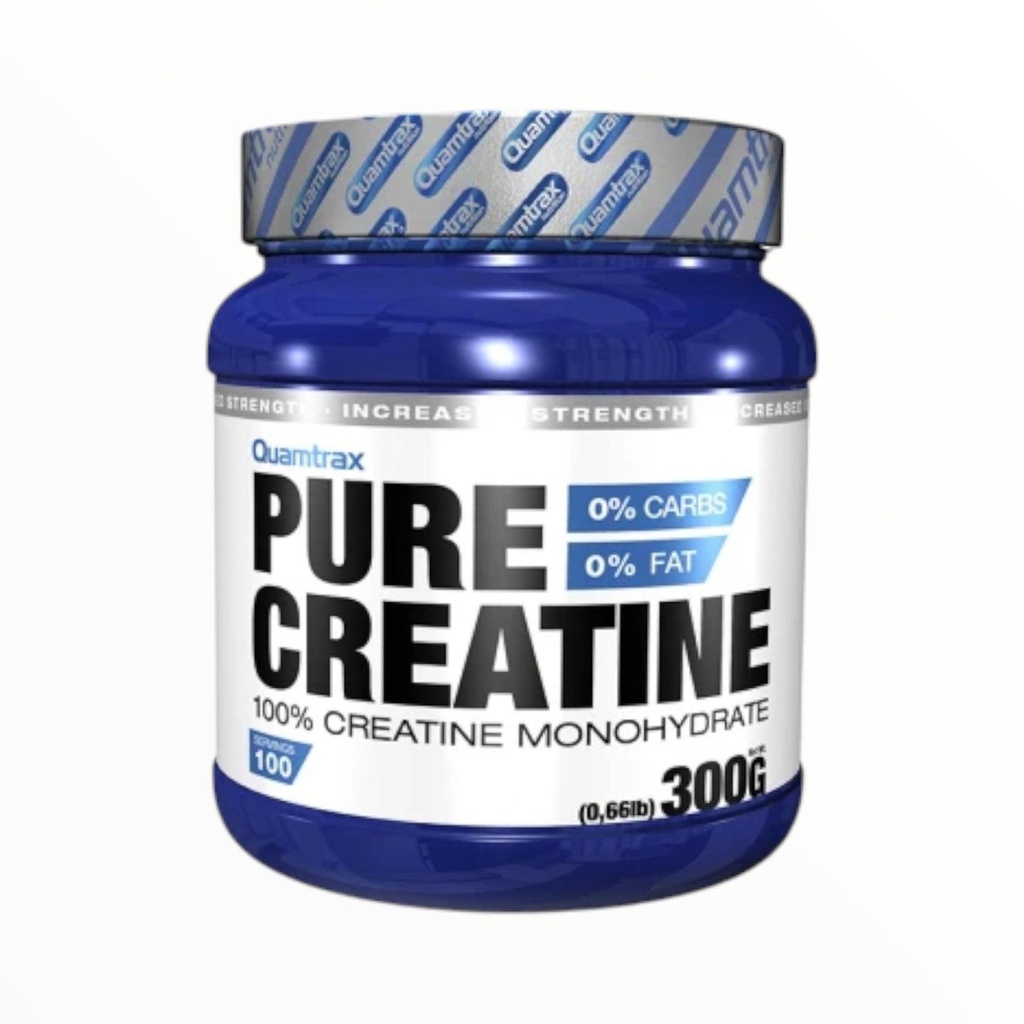 [QUA0842] Quamtrax Pure Creatine 300g (100 Servings) | 100% Creatine Monohydrate for Strength & Power