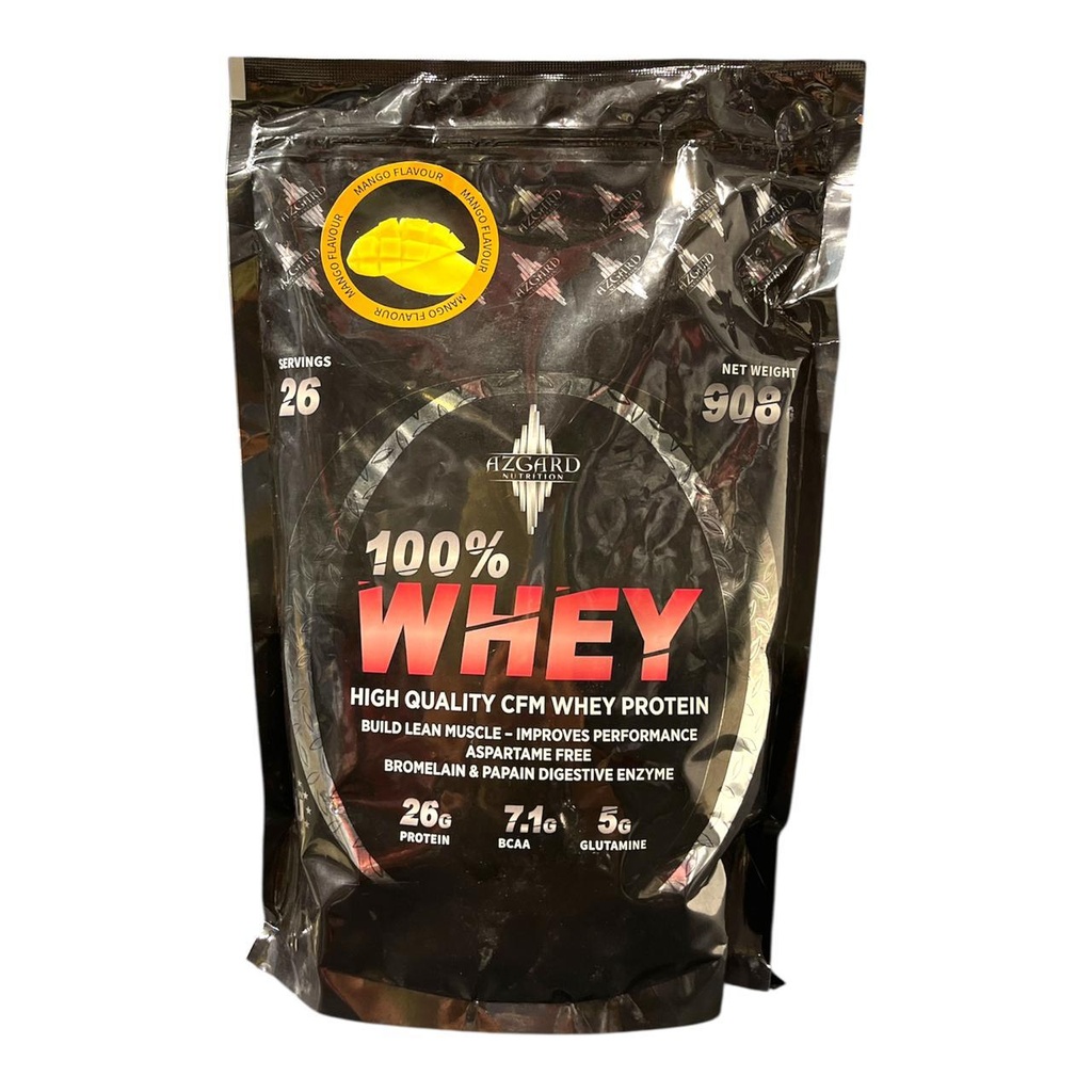 [AZG0903] Azgard Whey Protein 1kg (26 Servings) | Premium Muscle-Building Protein in Egypt (Mango)