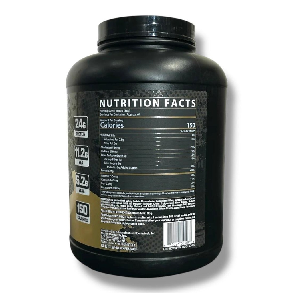Whey Protein Nutrex is a high-quality protein supplement that is typically used by athletes, bodybuilders