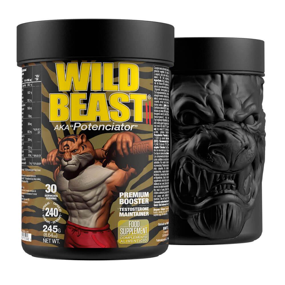 Zoomad Labs Wild Beast is a dietary supplement designed to enhance testosterone levels, muscle mass,