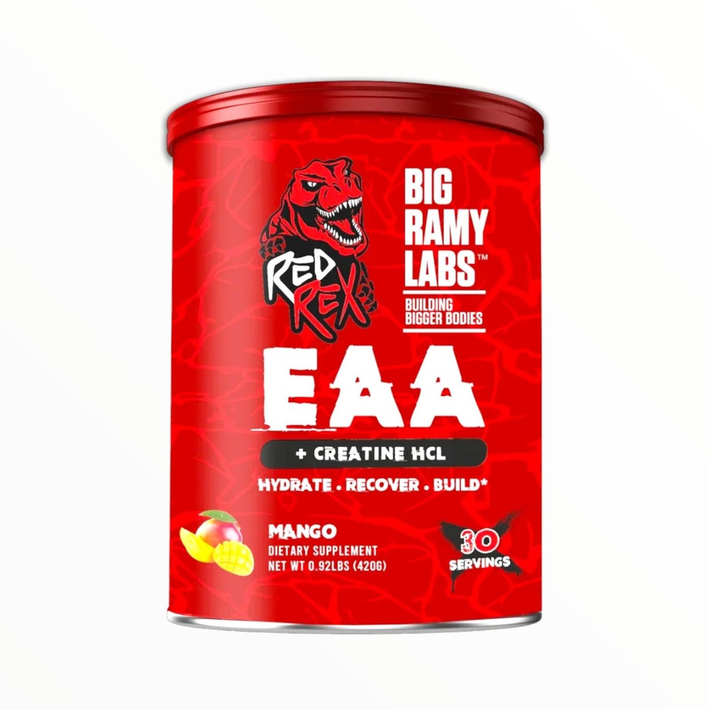 Red Rex EAA is a supplement that typically contains Essential Amino Acids (EAAs)