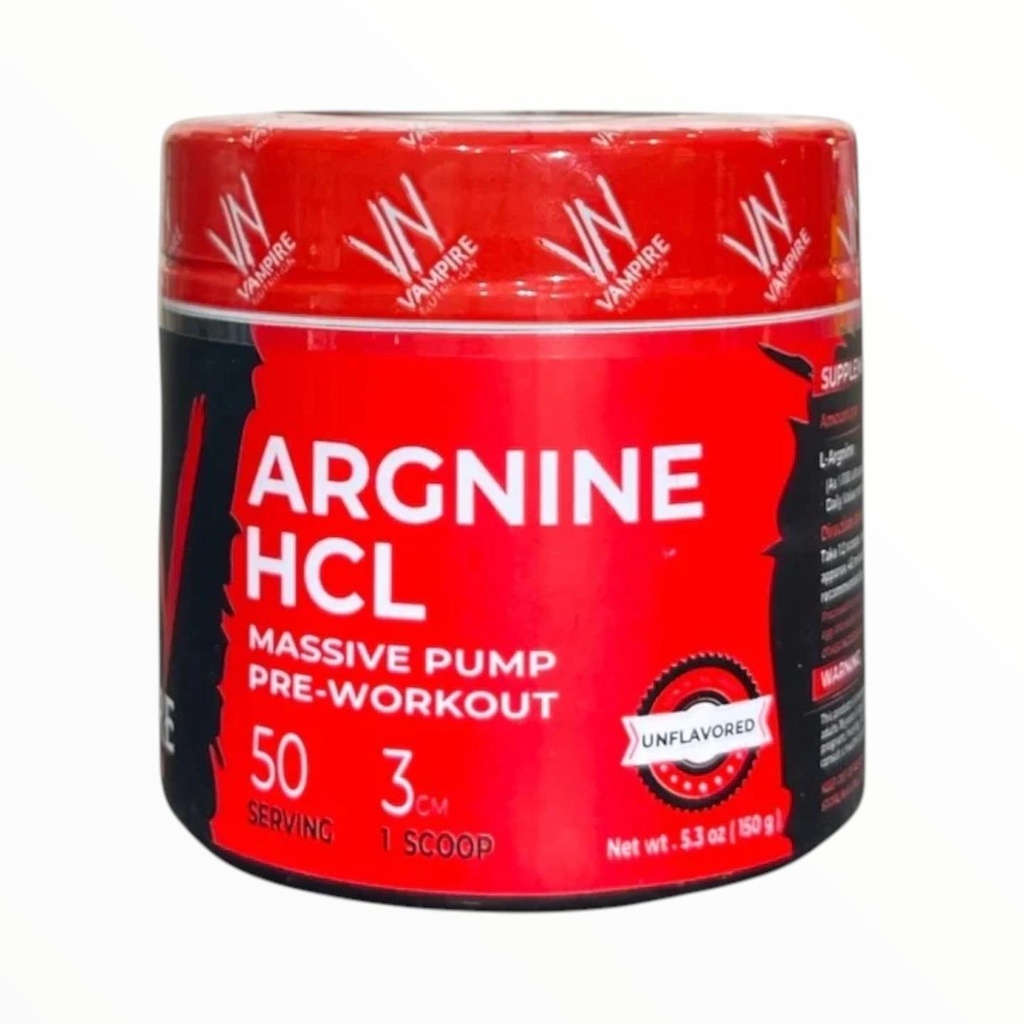 [VAM1127] Vampire Nutrition Arginine HCL – Massive Pump Pre-Workout for Enhanced Performance