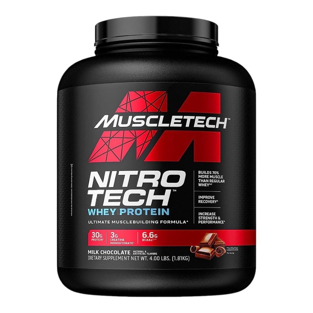 [MUS1117] MuscleTech Nitro-Tech Whey Protein – Build Strength and Lean Muscle (CHOLATEL MILK CHAKE)