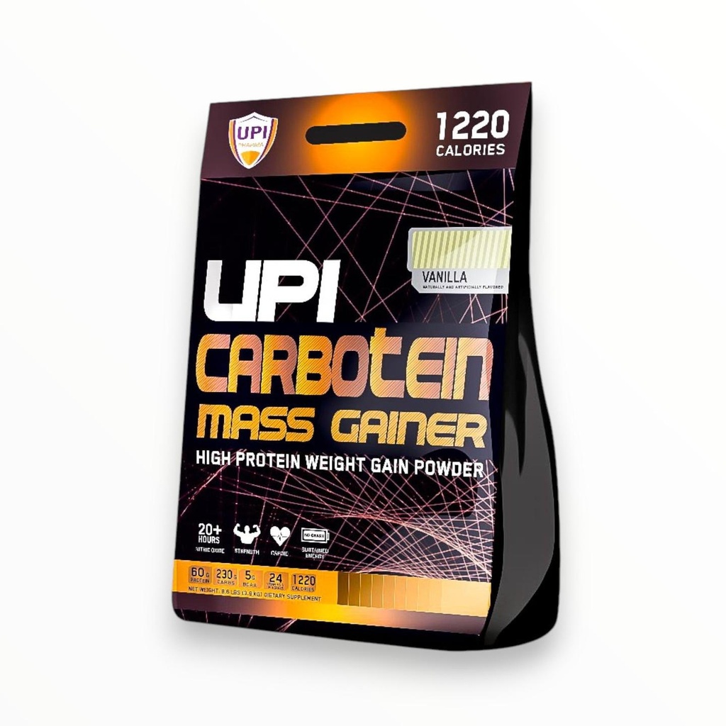 [UPI1132] UPI Carboten Mass Gainer – High-Protein Weight Gain Powder for Muscle Growth (Vanilla)