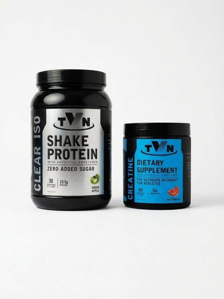 TVN Clear ISO Shake Protein (30 Servings) + TVN Creatine (60 Servings) – Lean Muscle & Recovery Stack