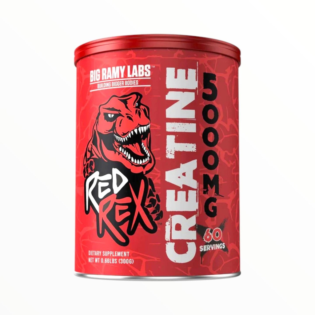 [RED0843] Red Rex Creatine Monohydrate 300g (60 Servings) | Pure Creatine for Strength, Power & Muscle Growth