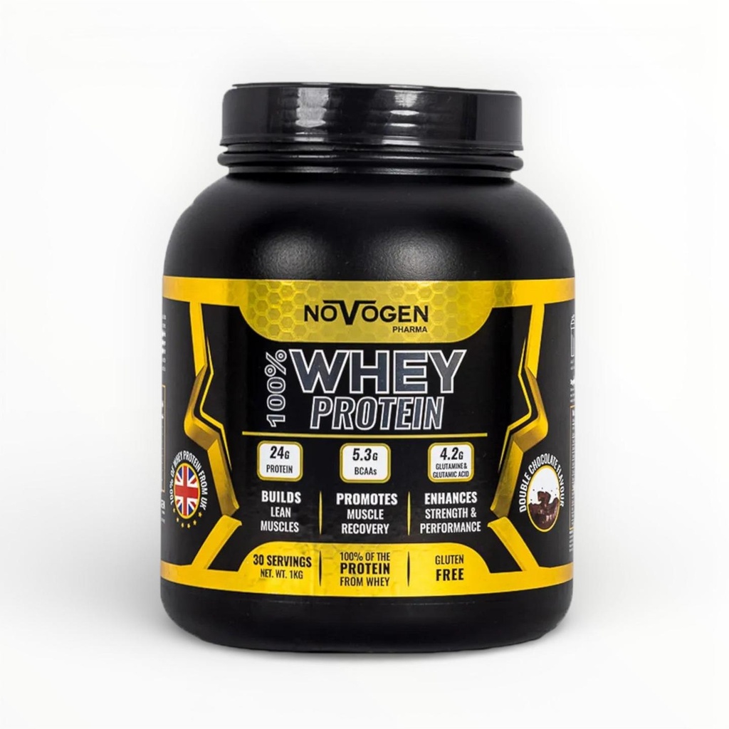 [NOV0006] Novogen Pharma 100% Whey Protein 1kg – 24g Protein Muscle Growth & Recovery Formula (30 Servings) (CHOLATEL MILK CHAKE)